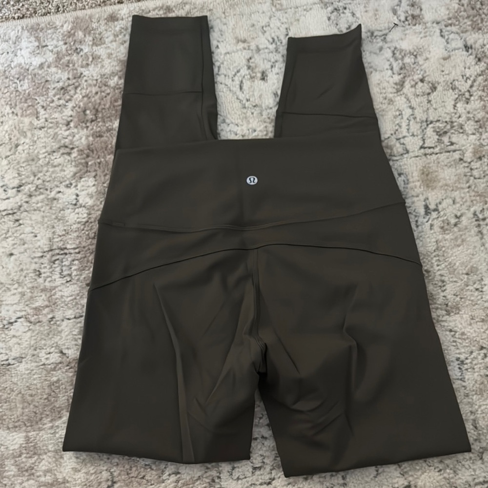 lululemon athletica Women's olive green High-Waisted Leggings